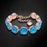 Aproce "Vorteks (Electric Blue Ignite)" ar Swarovski™ kristāliem